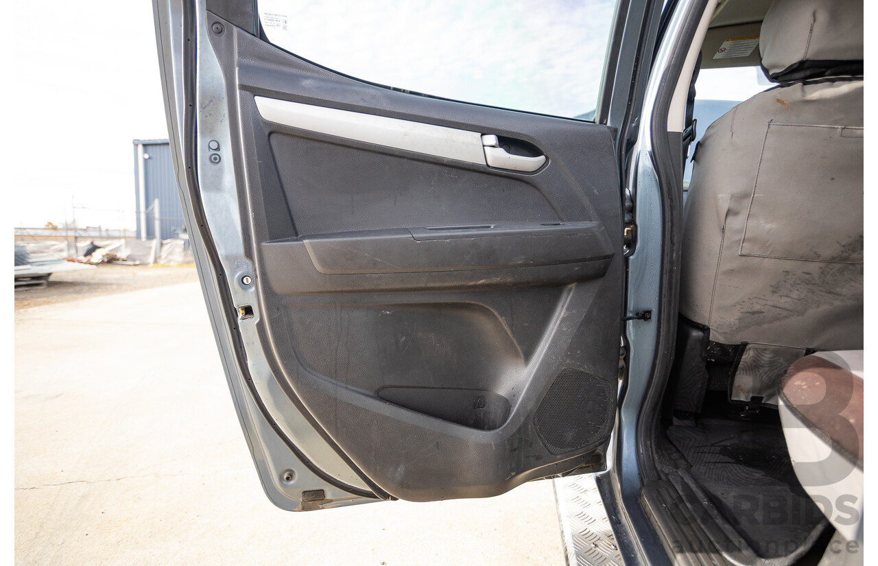 12/2012 Isuzu D-Max LS-M Hi-Ride (4x4) TF MY12 Crew Cab Utility Grey Turbo Diesel 3.0L