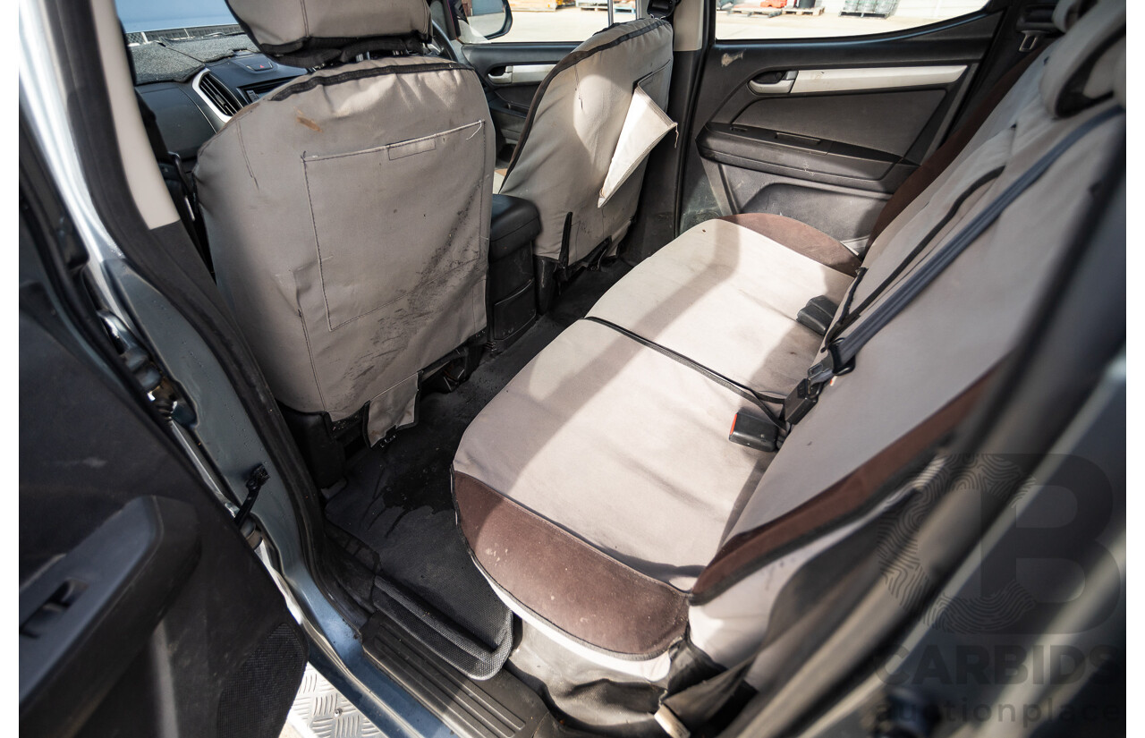 12/2012 Isuzu D-Max LS-M Hi-Ride (4x4) TF MY12 Crew Cab Utility Grey Turbo Diesel 3.0L