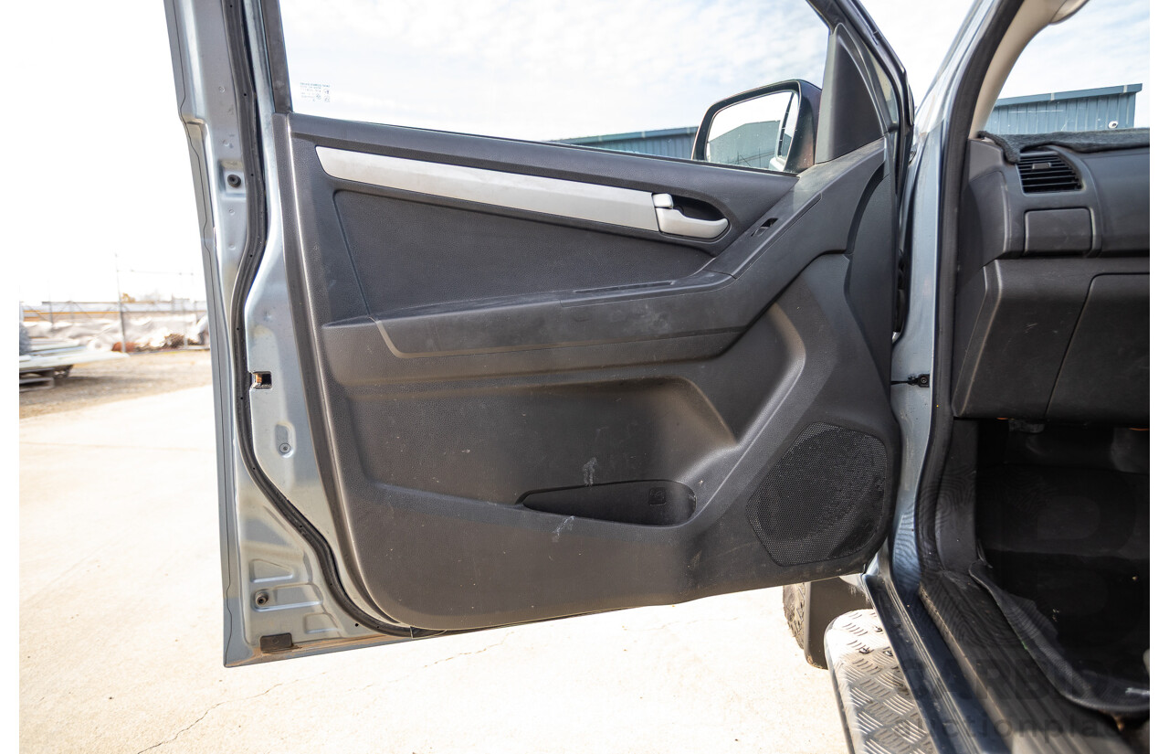 12/2012 Isuzu D-Max LS-M Hi-Ride (4x4) TF MY12 Crew Cab Utility Grey Turbo Diesel 3.0L