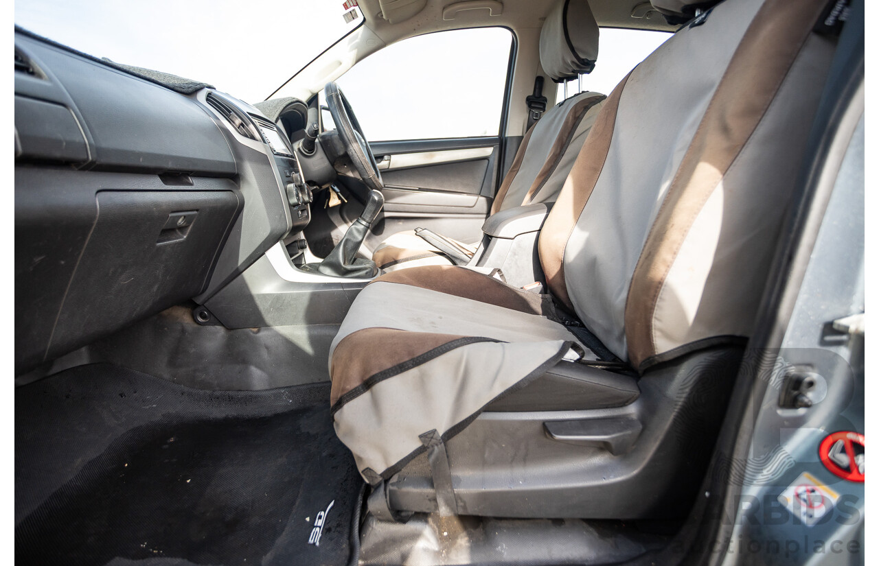 12/2012 Isuzu D-Max LS-M Hi-Ride (4x4) TF MY12 Crew Cab Utility Grey Turbo Diesel 3.0L