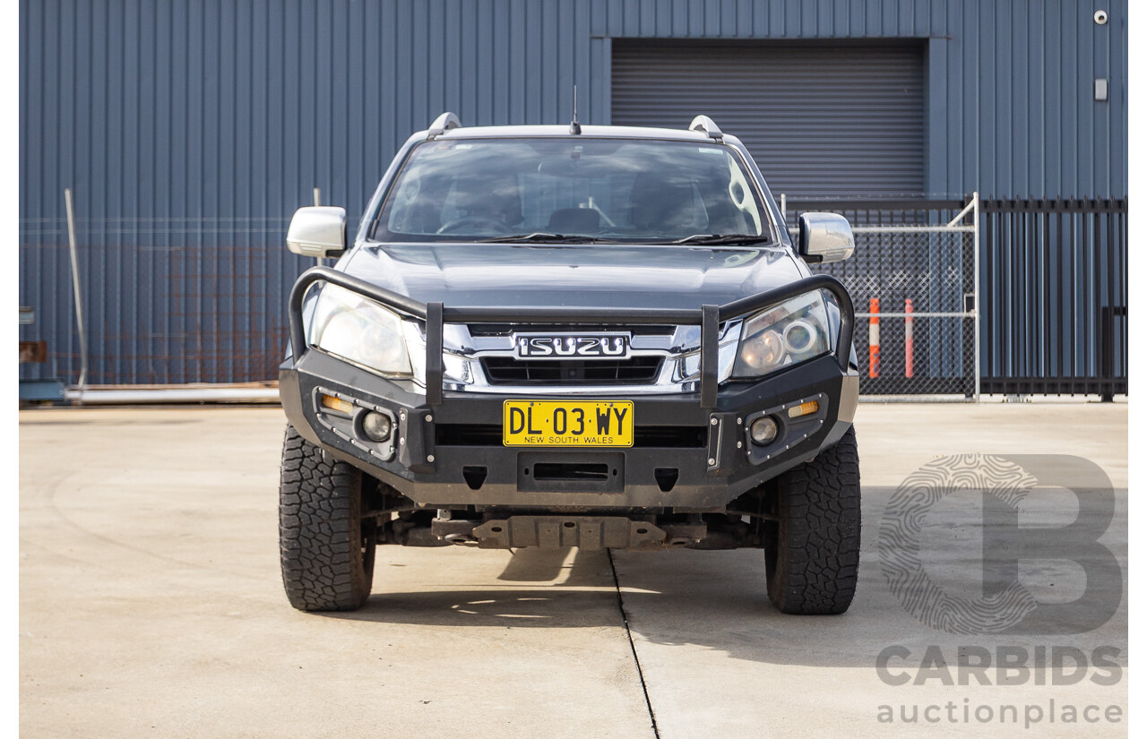 12/2012 Isuzu D-Max LS-M Hi-Ride (4x4) TF MY12 Crew Cab Utility Grey Turbo Diesel 3.0L