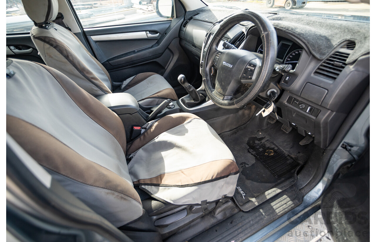 12/2012 Isuzu D-Max LS-M Hi-Ride (4x4) TF MY12 Crew Cab Utility Grey Turbo Diesel 3.0L