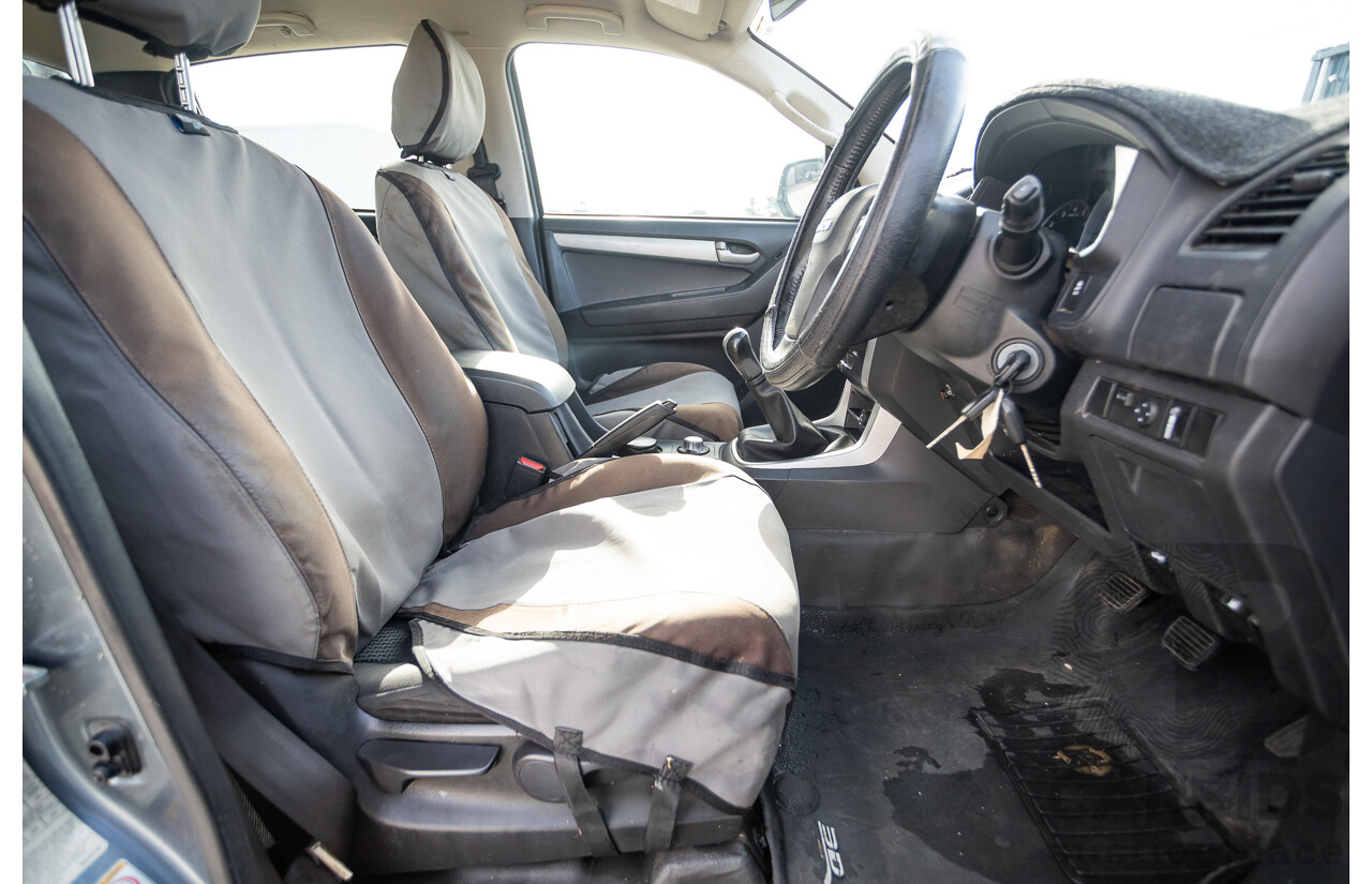 12/2012 Isuzu D-Max LS-M Hi-Ride (4x4) TF MY12 Crew Cab Utility Grey Turbo Diesel 3.0L