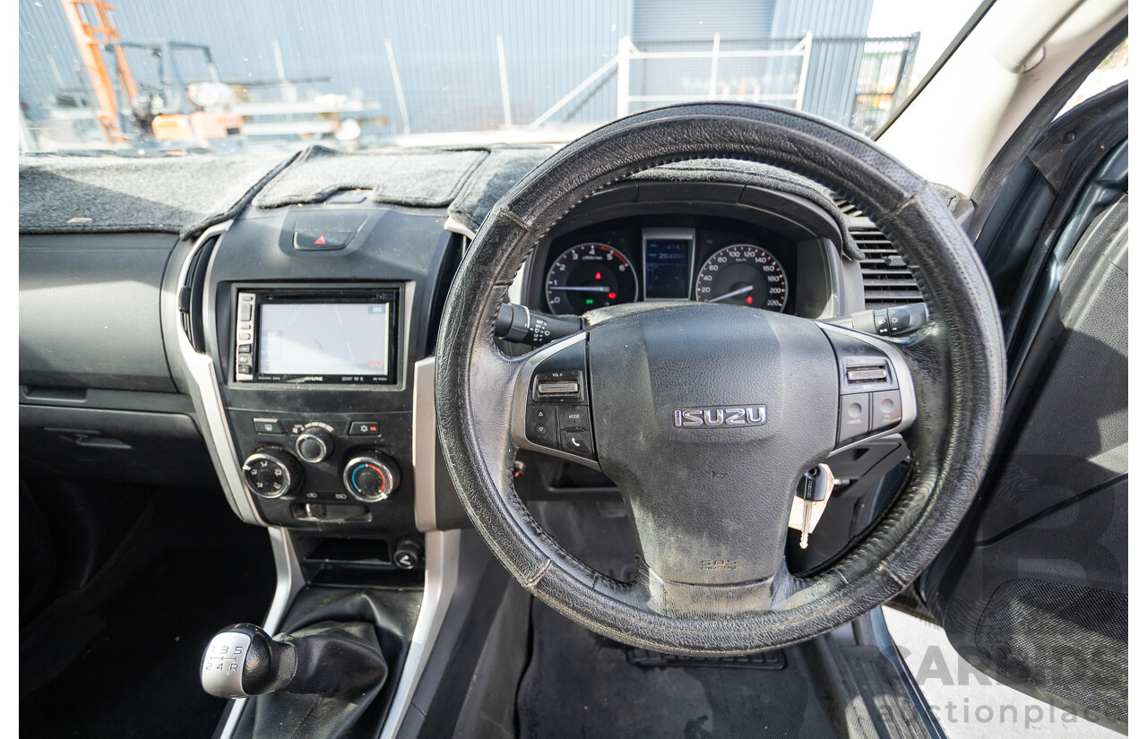 12/2012 Isuzu D-Max LS-M Hi-Ride (4x4) TF MY12 Crew Cab Utility Grey Turbo Diesel 3.0L