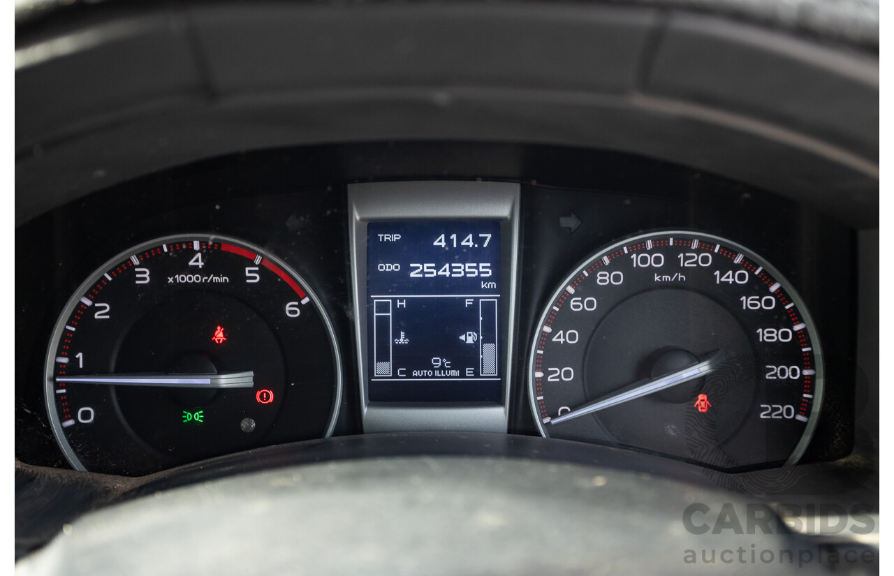 12/2012 Isuzu D-Max LS-M Hi-Ride (4x4) TF MY12 Crew Cab Utility Grey Turbo Diesel 3.0L