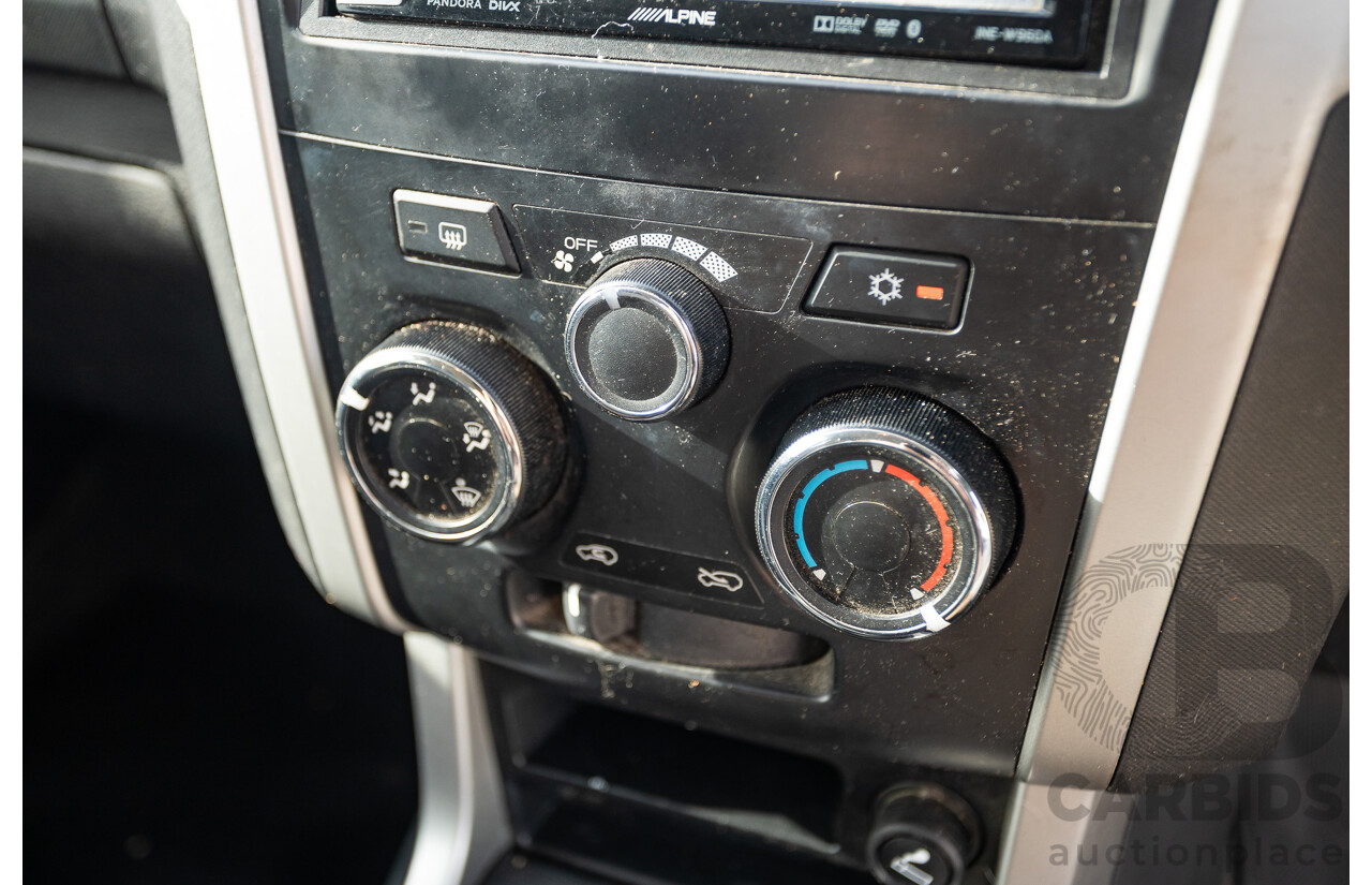 12/2012 Isuzu D-Max LS-M Hi-Ride (4x4) TF MY12 Crew Cab Utility Grey Turbo Diesel 3.0L