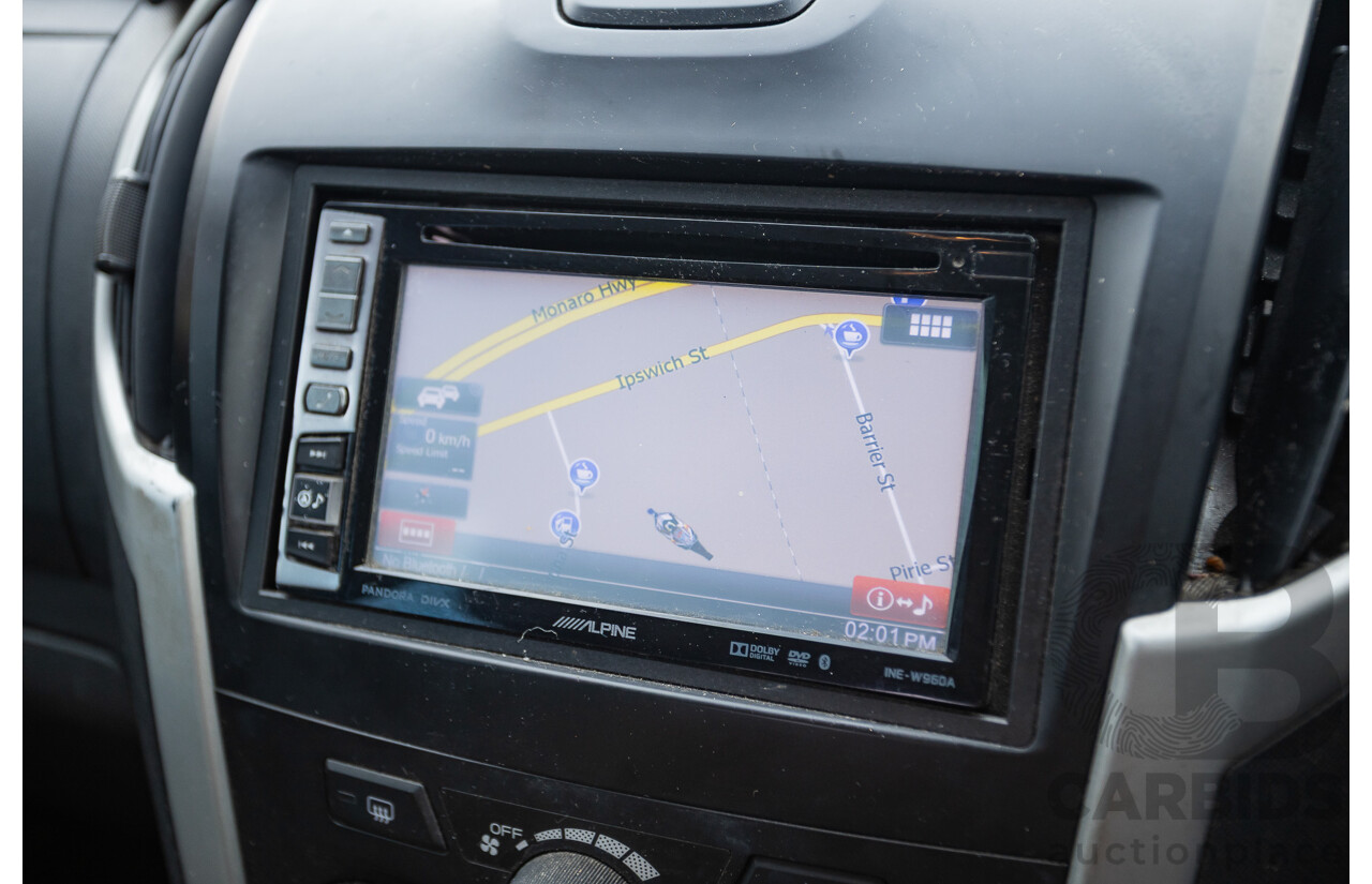 12/2012 Isuzu D-Max LS-M Hi-Ride (4x4) TF MY12 Crew Cab Utility Grey Turbo Diesel 3.0L