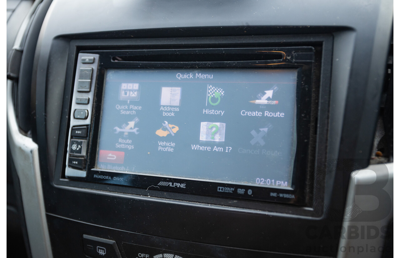 12/2012 Isuzu D-Max LS-M Hi-Ride (4x4) TF MY12 Crew Cab Utility Grey Turbo Diesel 3.0L