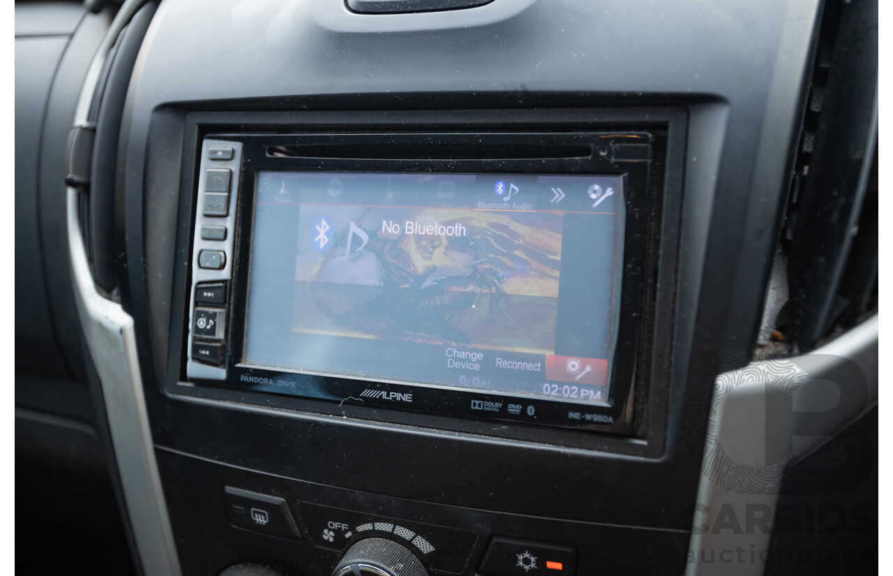 12/2012 Isuzu D-Max LS-M Hi-Ride (4x4) TF MY12 Crew Cab Utility Grey Turbo Diesel 3.0L