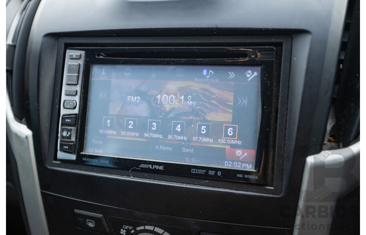 12/2012 Isuzu D-Max LS-M Hi-Ride (4x4) TF MY12 Crew Cab Utility Grey Turbo Diesel 3.0L