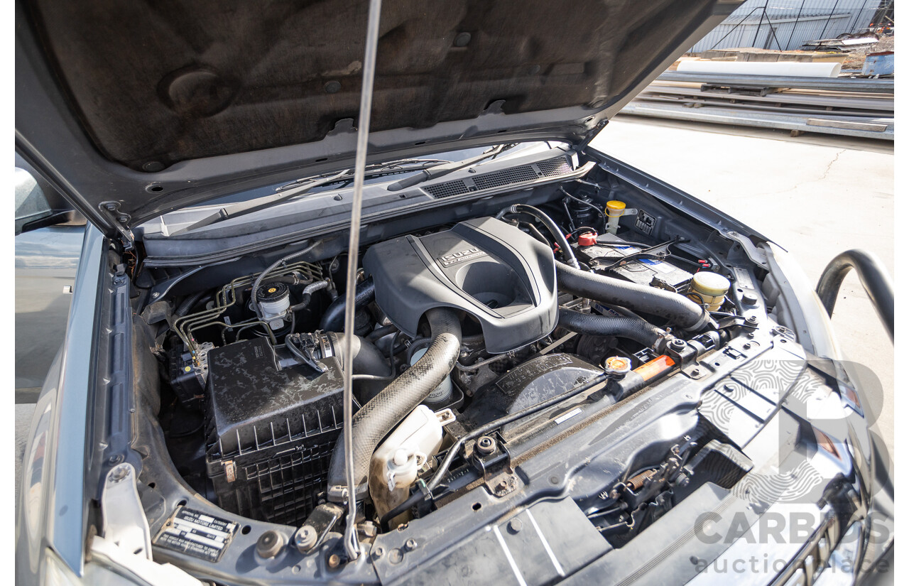 12/2012 Isuzu D-Max LS-M Hi-Ride (4x4) TF MY12 Crew Cab Utility Grey Turbo Diesel 3.0L