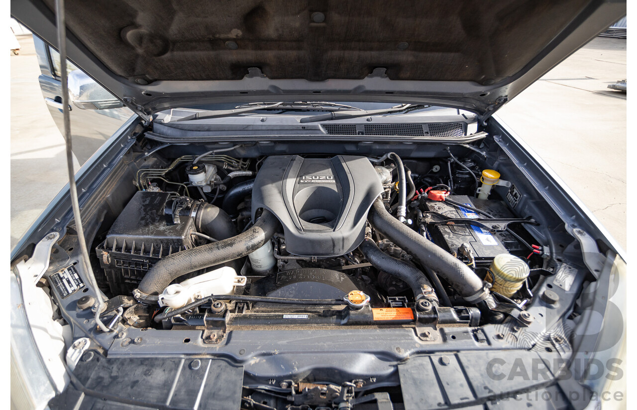 12/2012 Isuzu D-Max LS-M Hi-Ride (4x4) TF MY12 Crew Cab Utility Grey Turbo Diesel 3.0L