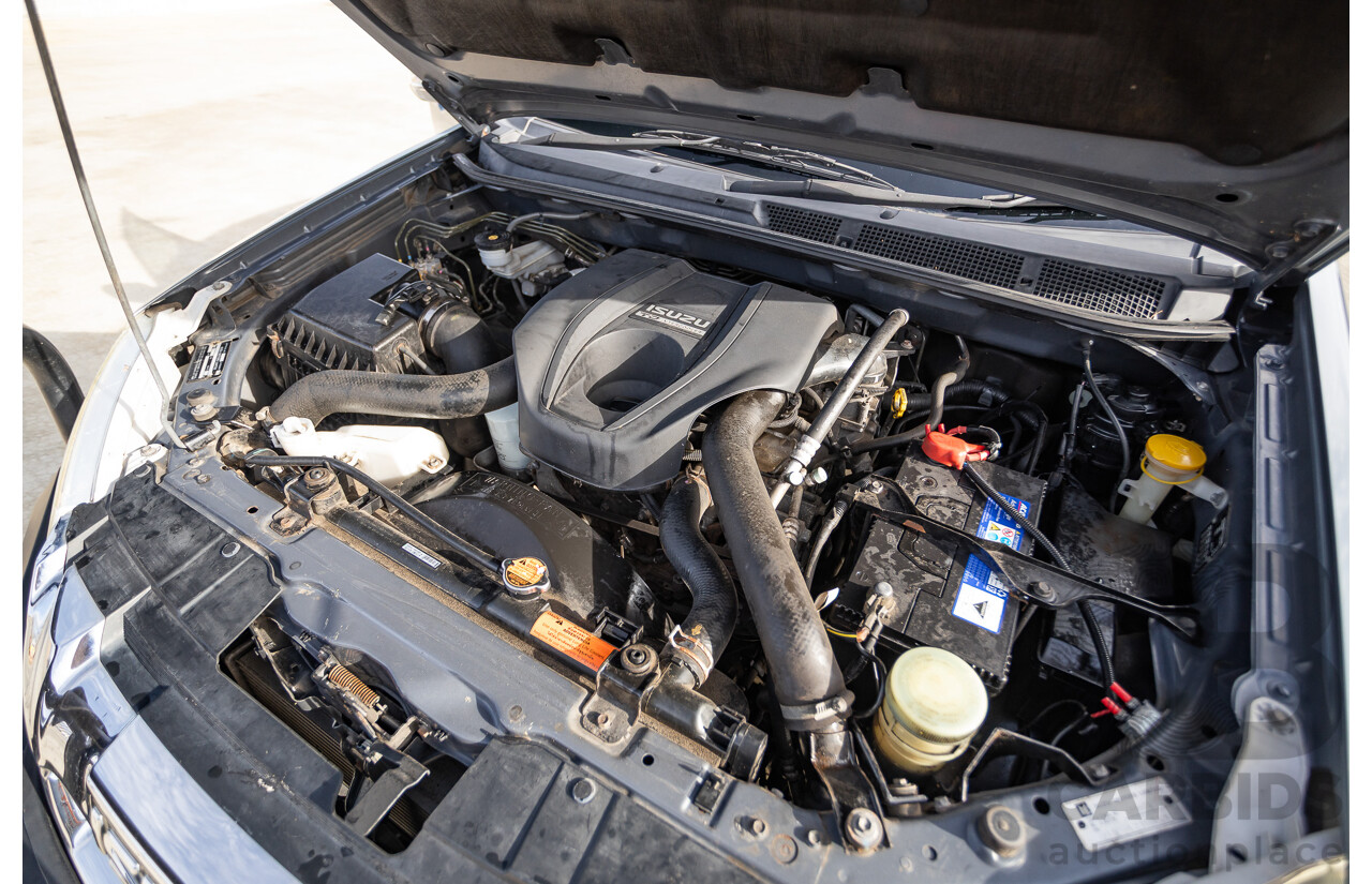 12/2012 Isuzu D-Max LS-M Hi-Ride (4x4) TF MY12 Crew Cab Utility Grey Turbo Diesel 3.0L