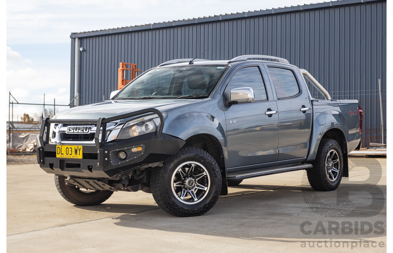 12/2012 Isuzu D-Max LS-M Hi-Ride (4x4) TF MY12 Crew Cab Utility Grey Turbo Diesel 3.0L