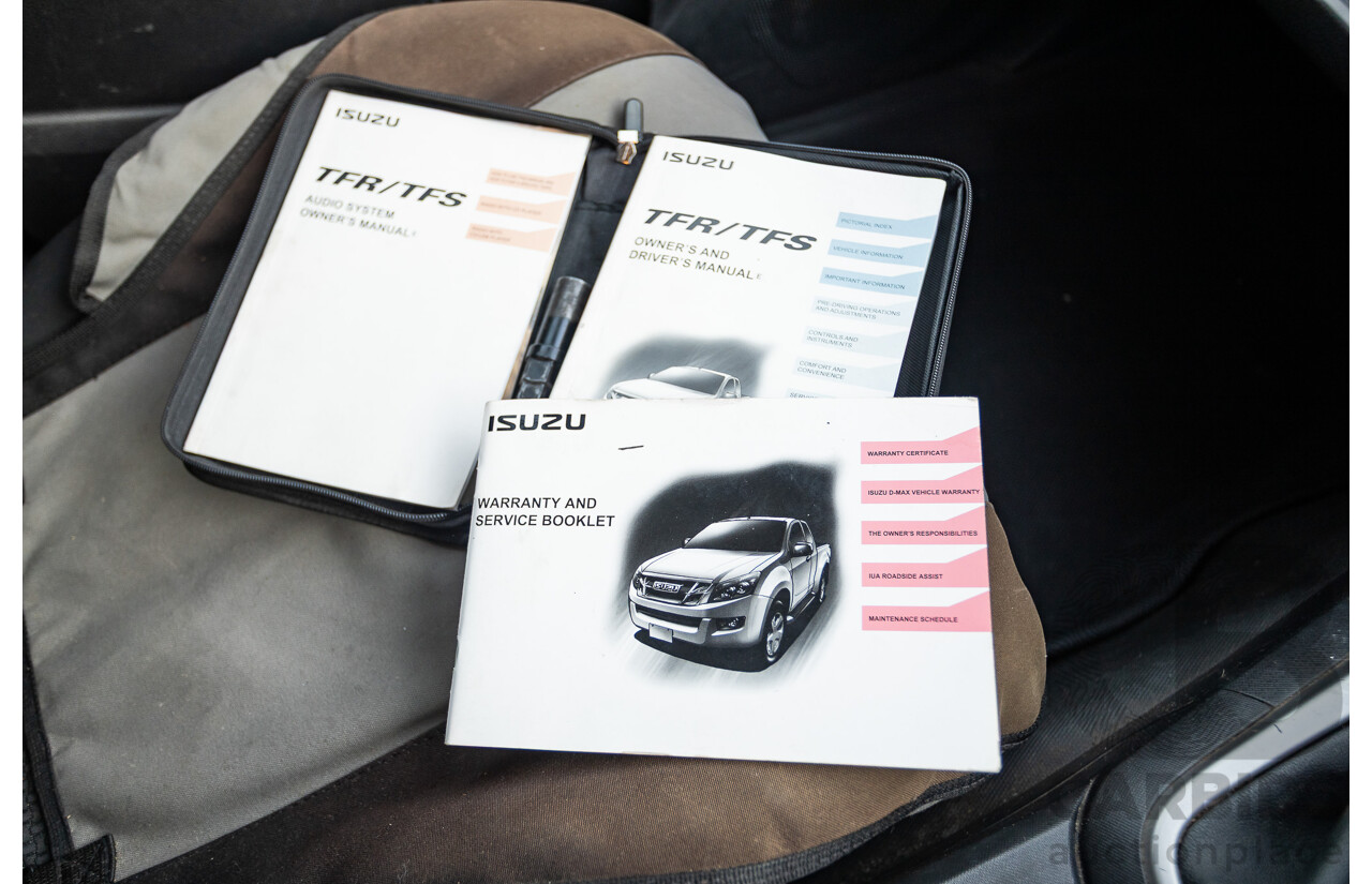 12/2012 Isuzu D-Max LS-M Hi-Ride (4x4) TF MY12 Crew Cab Utility Grey Turbo Diesel 3.0L