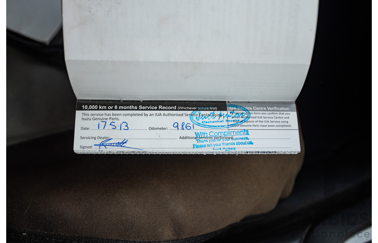 12/2012 Isuzu D-Max LS-M Hi-Ride (4x4) TF MY12 Crew Cab Utility Grey Turbo Diesel 3.0L