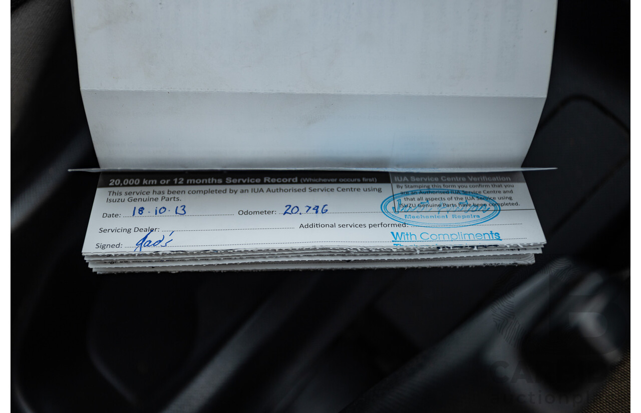 12/2012 Isuzu D-Max LS-M Hi-Ride (4x4) TF MY12 Crew Cab Utility Grey Turbo Diesel 3.0L