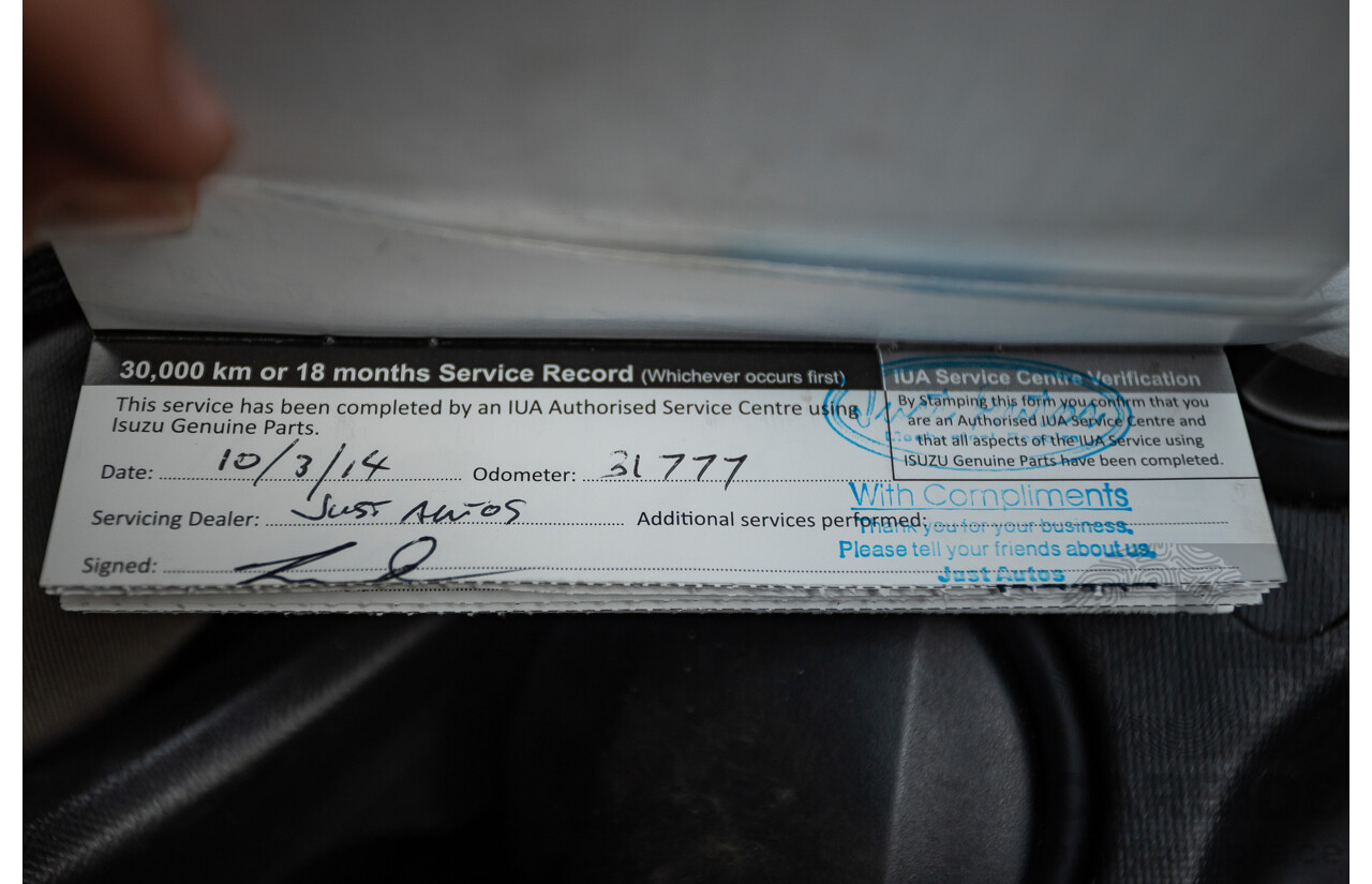 12/2012 Isuzu D-Max LS-M Hi-Ride (4x4) TF MY12 Crew Cab Utility Grey Turbo Diesel 3.0L