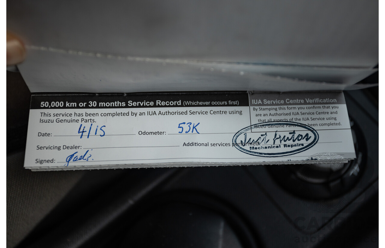 12/2012 Isuzu D-Max LS-M Hi-Ride (4x4) TF MY12 Crew Cab Utility Grey Turbo Diesel 3.0L