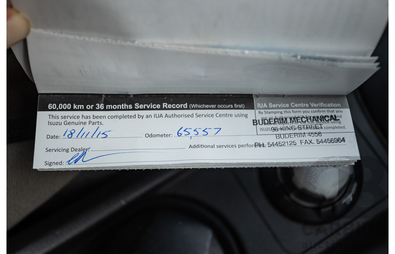 12/2012 Isuzu D-Max LS-M Hi-Ride (4x4) TF MY12 Crew Cab Utility Grey Turbo Diesel 3.0L