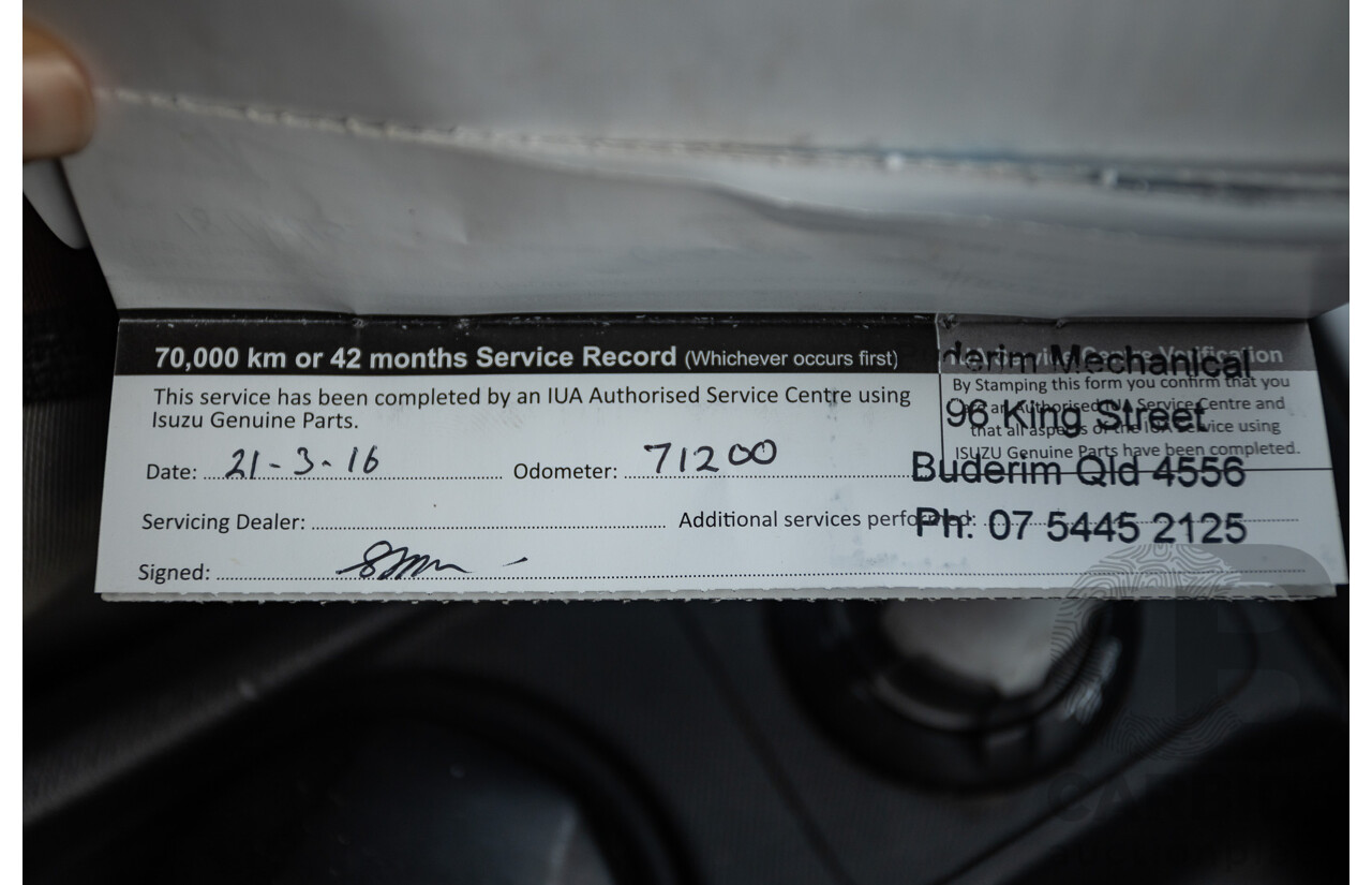 12/2012 Isuzu D-Max LS-M Hi-Ride (4x4) TF MY12 Crew Cab Utility Grey Turbo Diesel 3.0L