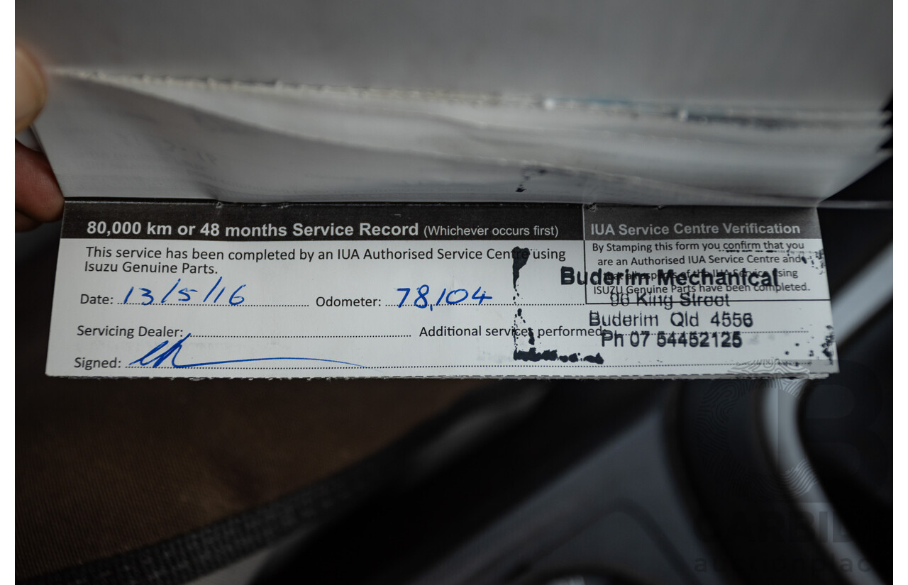 12/2012 Isuzu D-Max LS-M Hi-Ride (4x4) TF MY12 Crew Cab Utility Grey Turbo Diesel 3.0L