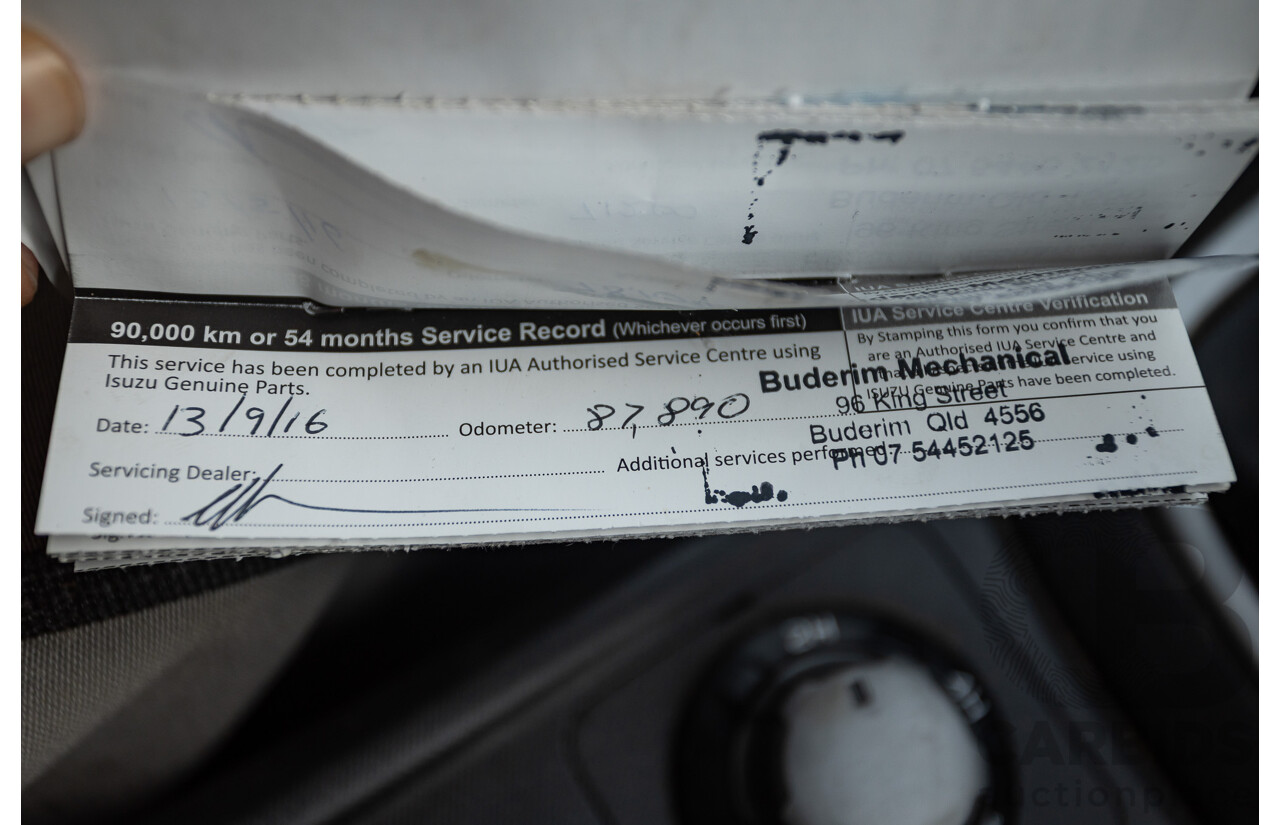 12/2012 Isuzu D-Max LS-M Hi-Ride (4x4) TF MY12 Crew Cab Utility Grey Turbo Diesel 3.0L