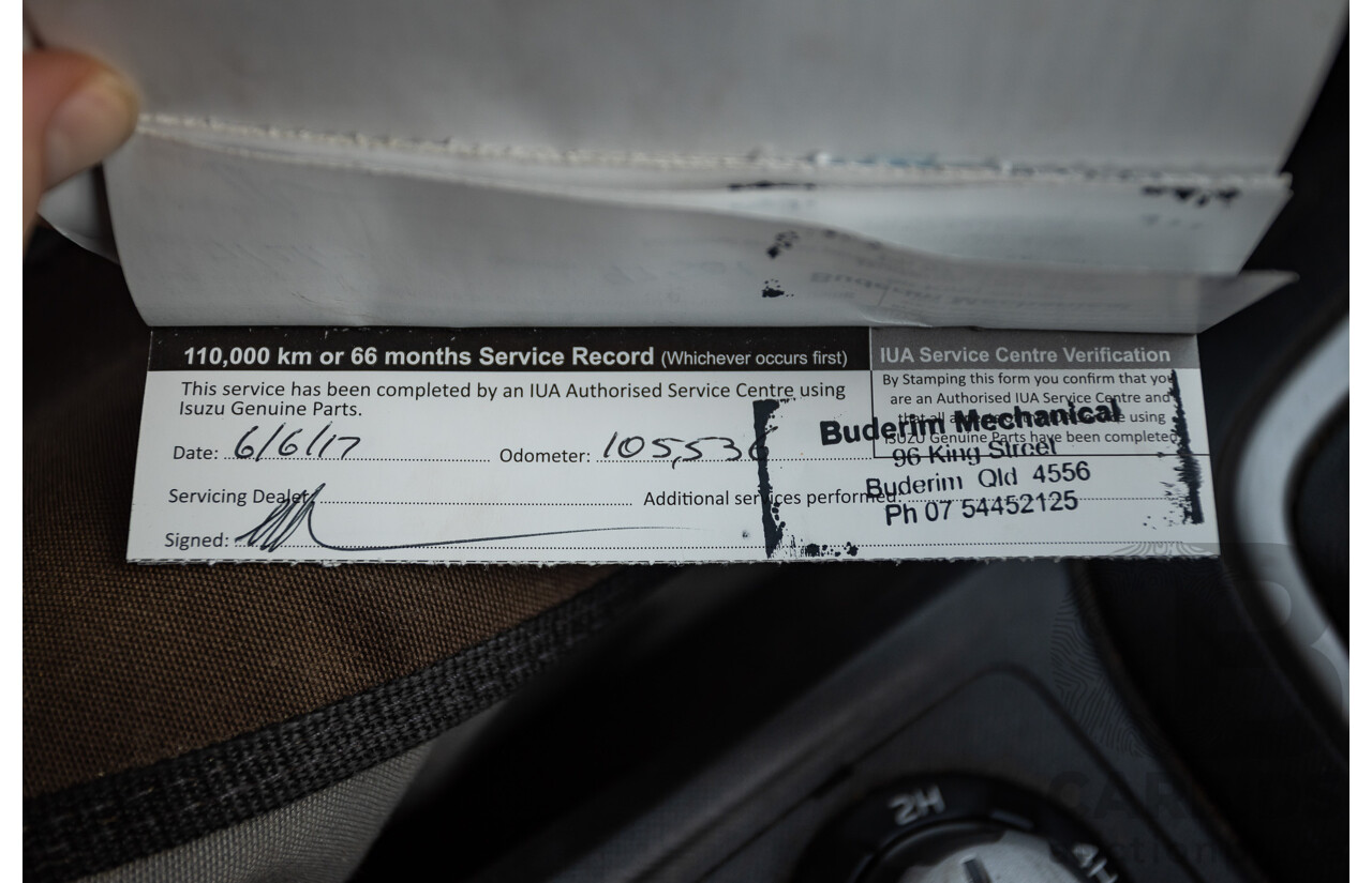 12/2012 Isuzu D-Max LS-M Hi-Ride (4x4) TF MY12 Crew Cab Utility Grey Turbo Diesel 3.0L