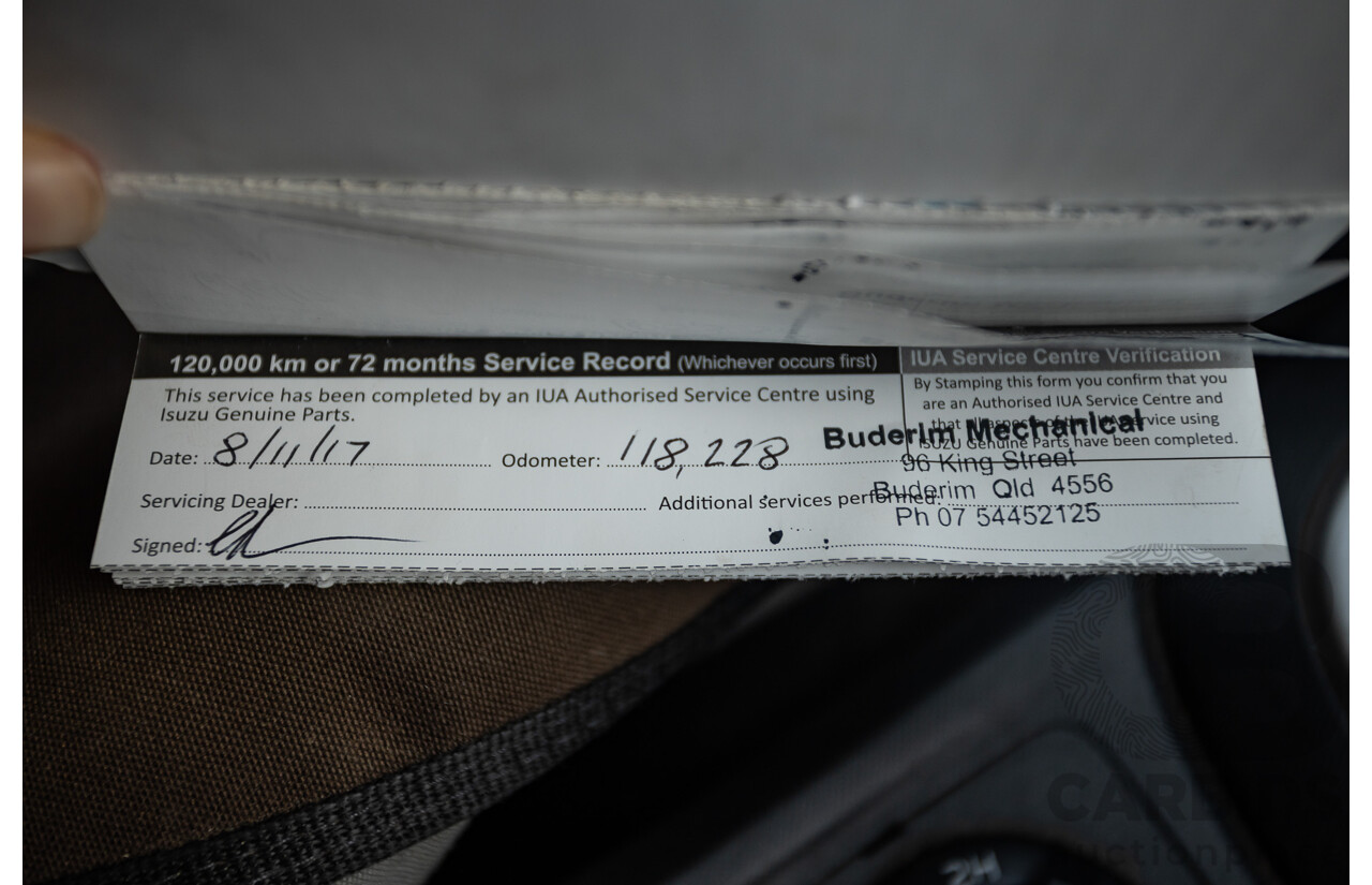 12/2012 Isuzu D-Max LS-M Hi-Ride (4x4) TF MY12 Crew Cab Utility Grey Turbo Diesel 3.0L