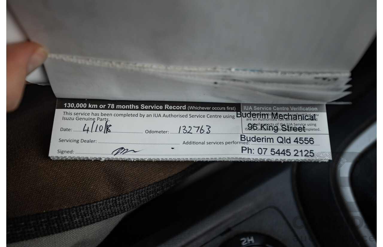 12/2012 Isuzu D-Max LS-M Hi-Ride (4x4) TF MY12 Crew Cab Utility Grey Turbo Diesel 3.0L