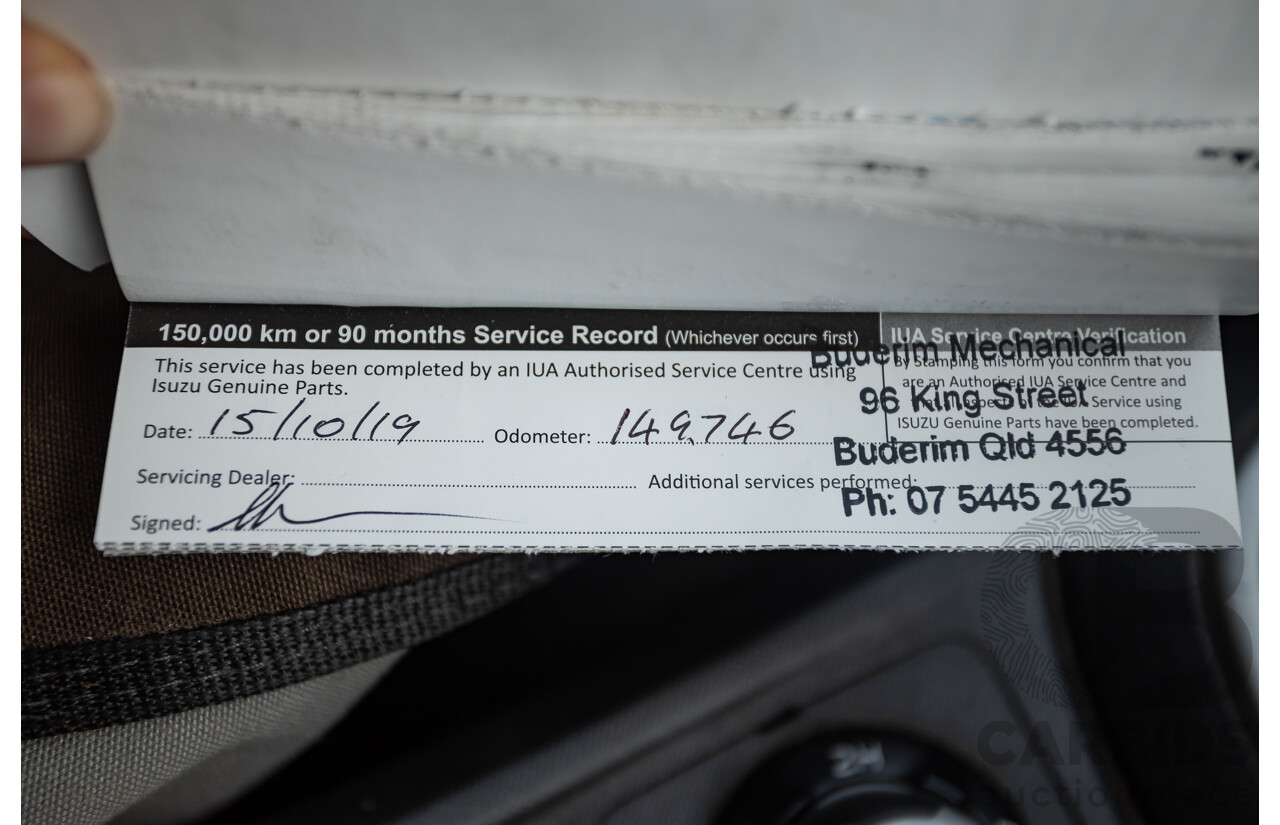 12/2012 Isuzu D-Max LS-M Hi-Ride (4x4) TF MY12 Crew Cab Utility Grey Turbo Diesel 3.0L