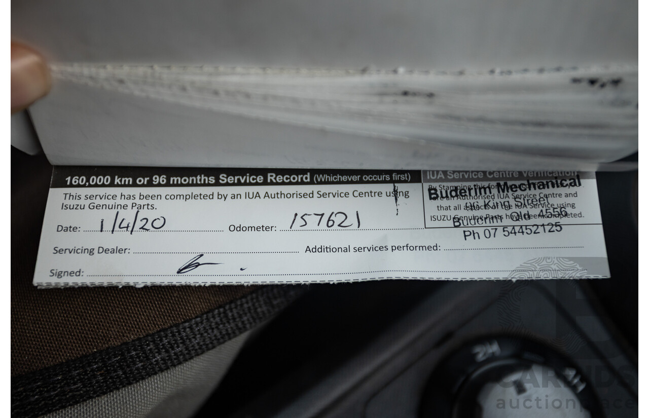 12/2012 Isuzu D-Max LS-M Hi-Ride (4x4) TF MY12 Crew Cab Utility Grey Turbo Diesel 3.0L