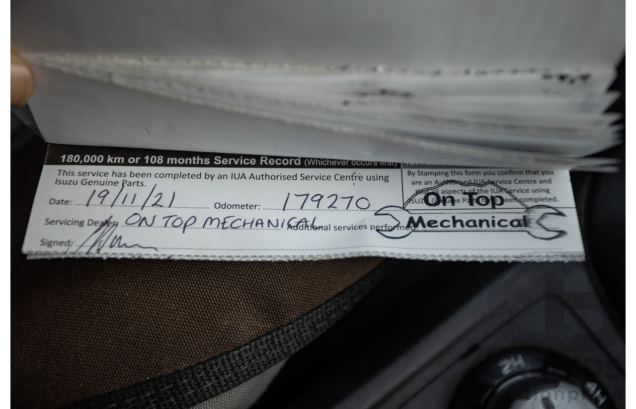 12/2012 Isuzu D-Max LS-M Hi-Ride (4x4) TF MY12 Crew Cab Utility Grey Turbo Diesel 3.0L