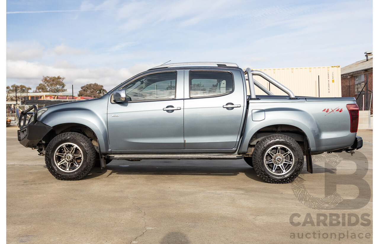 12/2012 Isuzu D-Max LS-M Hi-Ride (4x4) TF MY12 Crew Cab Utility Grey Turbo Diesel 3.0L