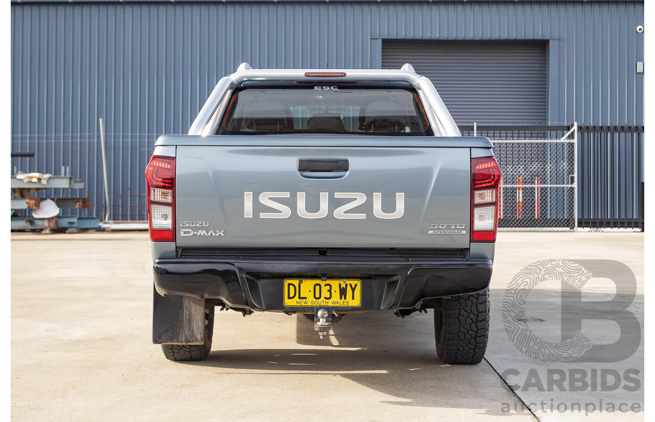 12/2012 Isuzu D-Max LS-M Hi-Ride (4x4) TF MY12 Crew Cab Utility Grey Turbo Diesel 3.0L