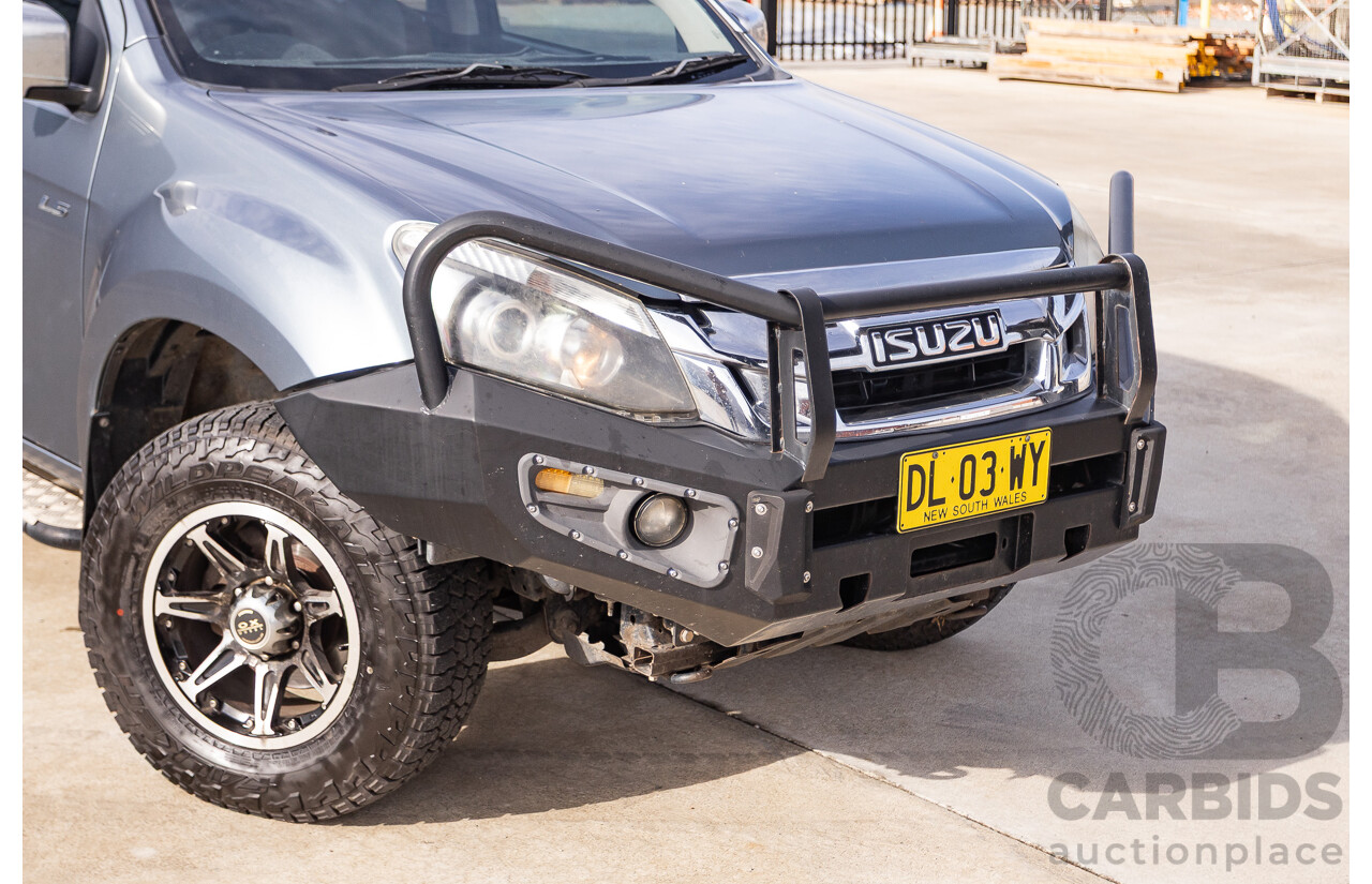 12/2012 Isuzu D-Max LS-M Hi-Ride (4x4) TF MY12 Crew Cab Utility Grey Turbo Diesel 3.0L
