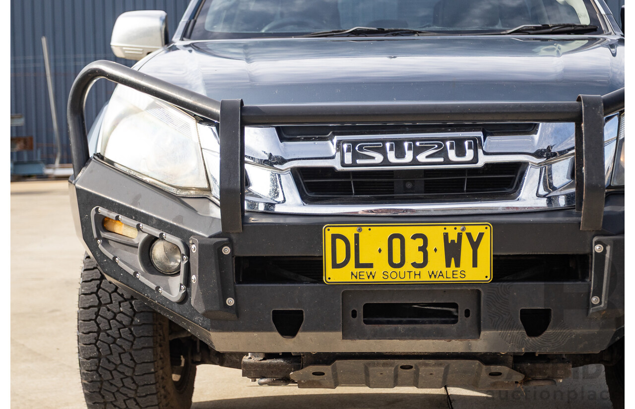 12/2012 Isuzu D-Max LS-M Hi-Ride (4x4) TF MY12 Crew Cab Utility Grey Turbo Diesel 3.0L