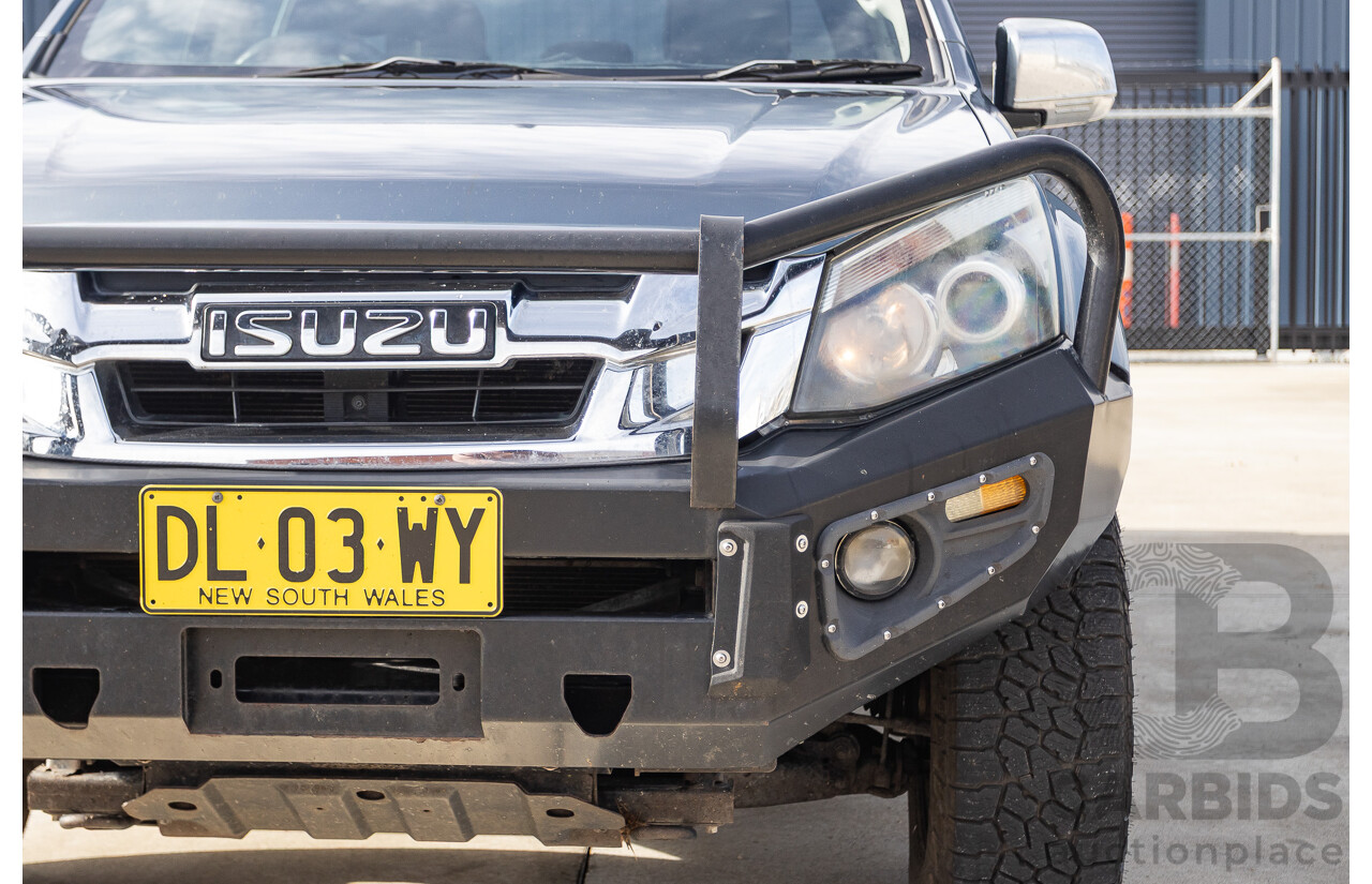 12/2012 Isuzu D-Max LS-M Hi-Ride (4x4) TF MY12 Crew Cab Utility Grey Turbo Diesel 3.0L