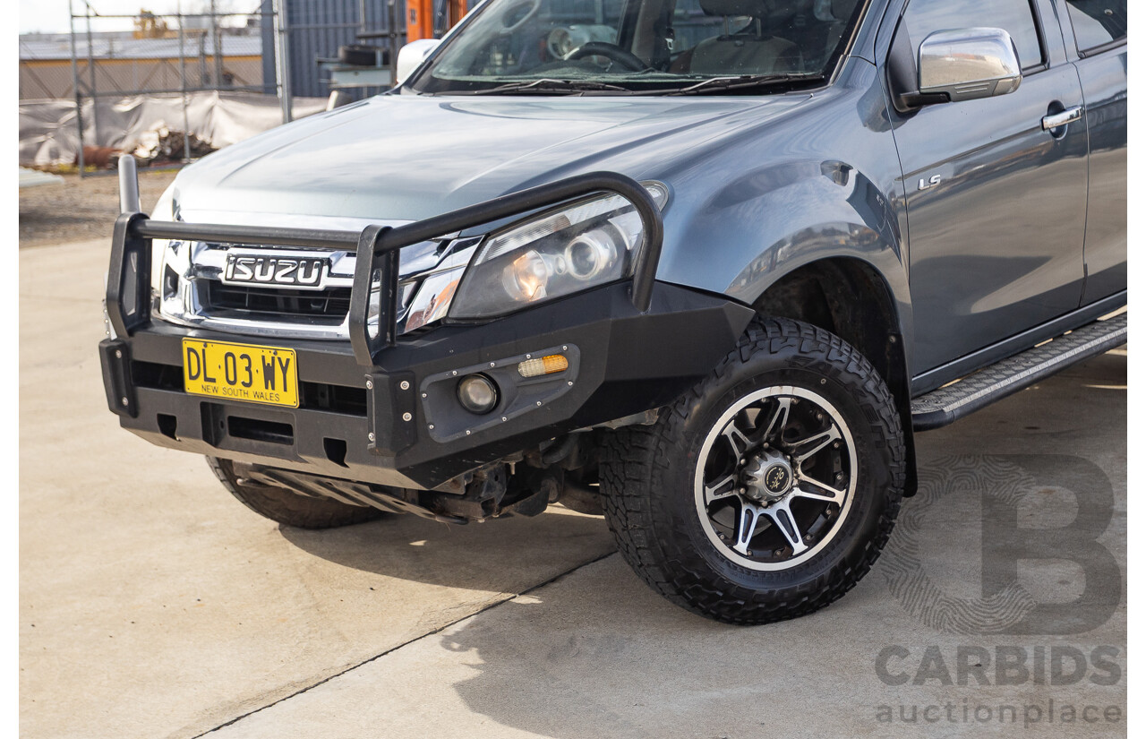 12/2012 Isuzu D-Max LS-M Hi-Ride (4x4) TF MY12 Crew Cab Utility Grey Turbo Diesel 3.0L