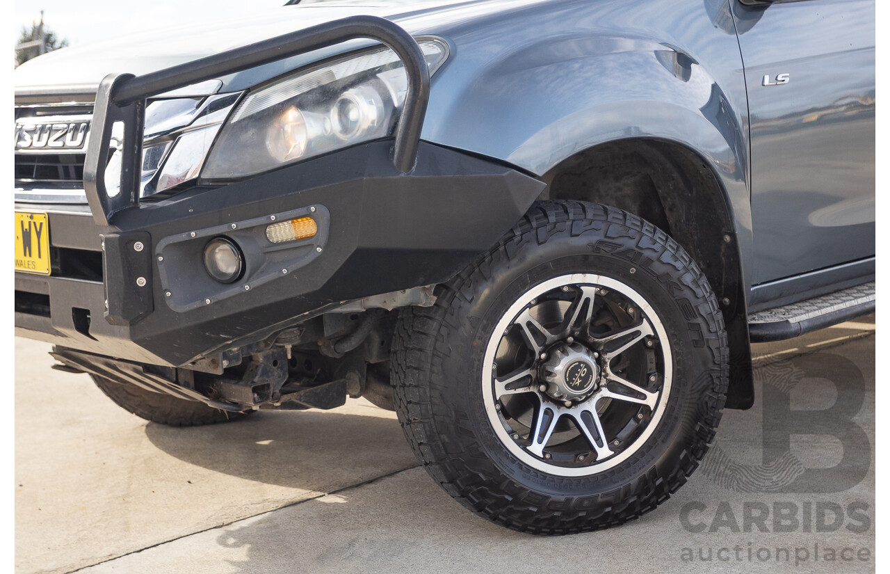 12/2012 Isuzu D-Max LS-M Hi-Ride (4x4) TF MY12 Crew Cab Utility Grey Turbo Diesel 3.0L