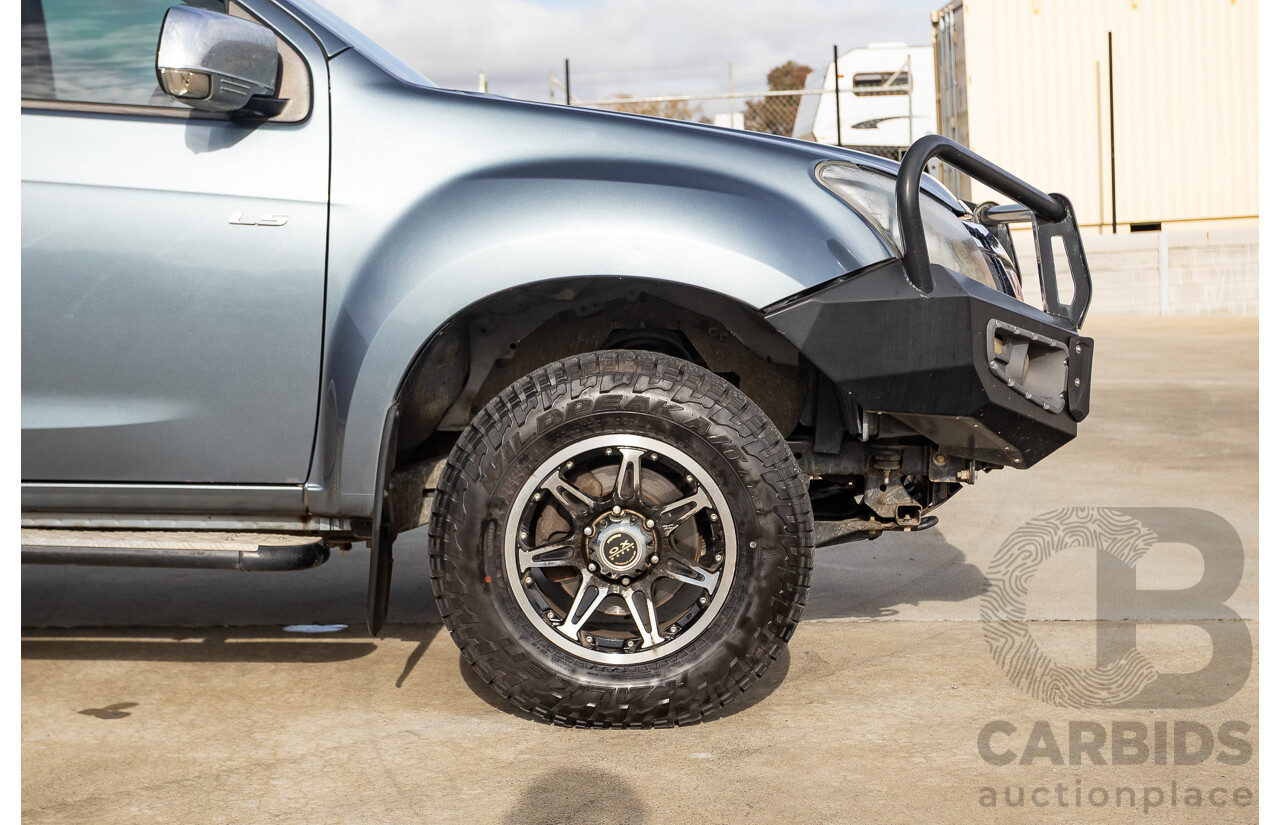 12/2012 Isuzu D-Max LS-M Hi-Ride (4x4) TF MY12 Crew Cab Utility Grey Turbo Diesel 3.0L