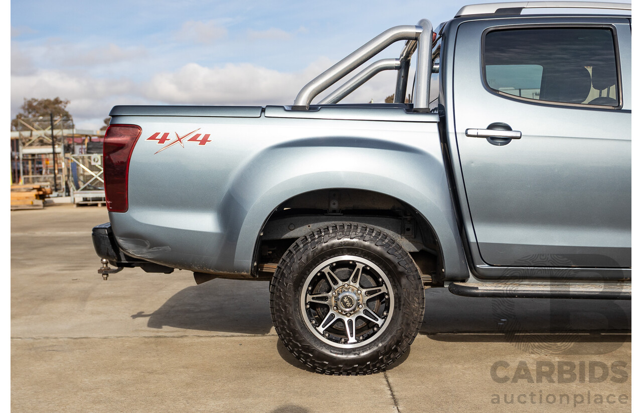 12/2012 Isuzu D-Max LS-M Hi-Ride (4x4) TF MY12 Crew Cab Utility Grey Turbo Diesel 3.0L