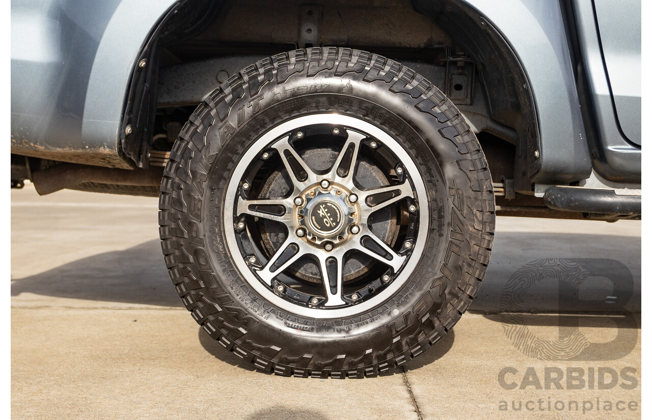 12/2012 Isuzu D-Max LS-M Hi-Ride (4x4) TF MY12 Crew Cab Utility Grey Turbo Diesel 3.0L