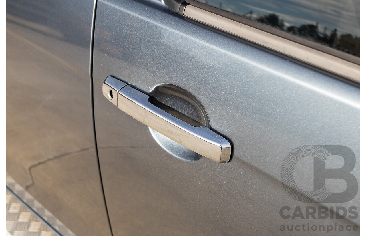 12/2012 Isuzu D-Max LS-M Hi-Ride (4x4) TF MY12 Crew Cab Utility Grey Turbo Diesel 3.0L