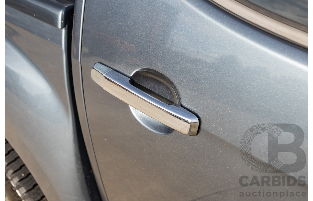 12/2012 Isuzu D-Max LS-M Hi-Ride (4x4) TF MY12 Crew Cab Utility Grey Turbo Diesel 3.0L