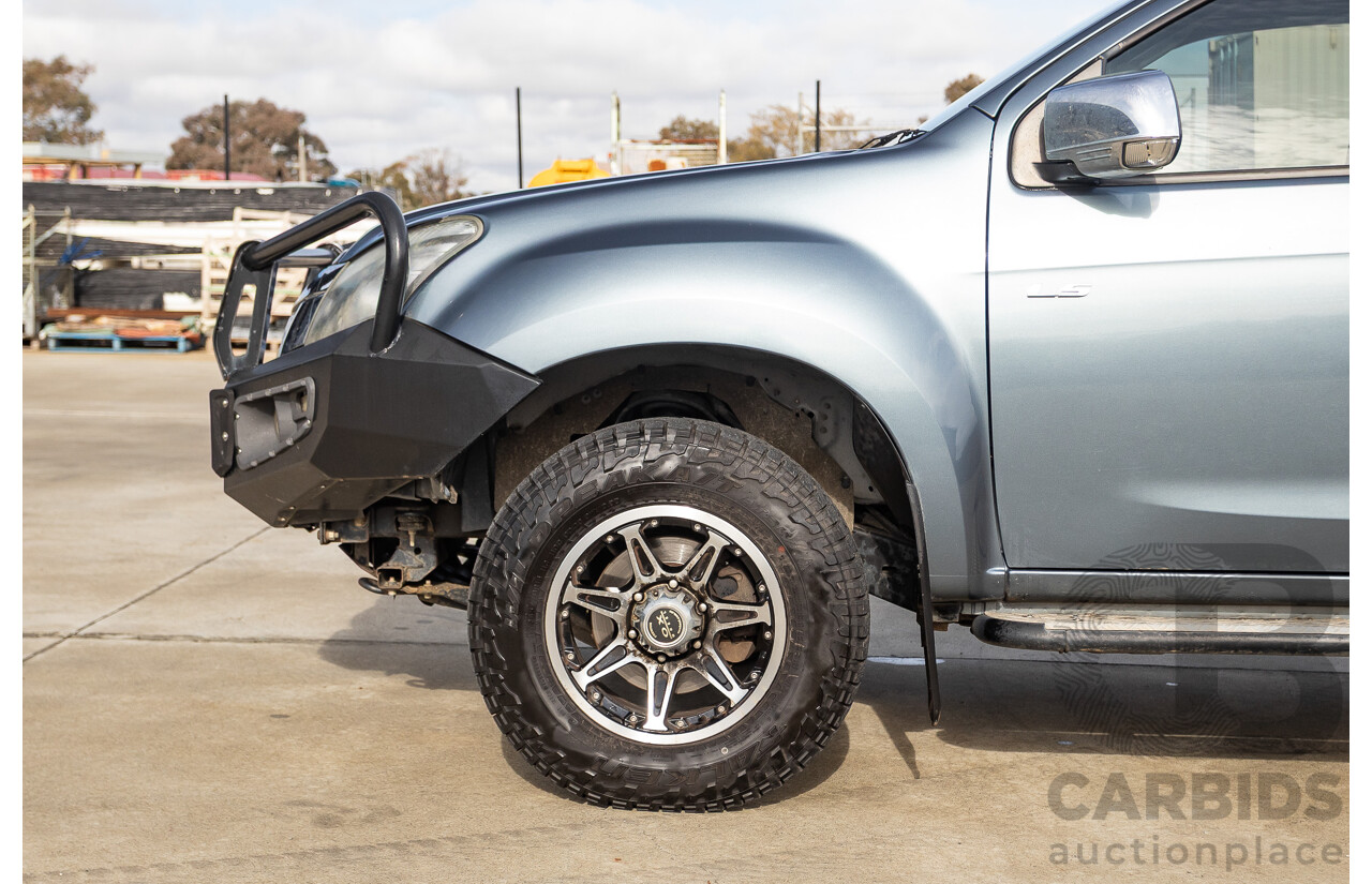 12/2012 Isuzu D-Max LS-M Hi-Ride (4x4) TF MY12 Crew Cab Utility Grey Turbo Diesel 3.0L