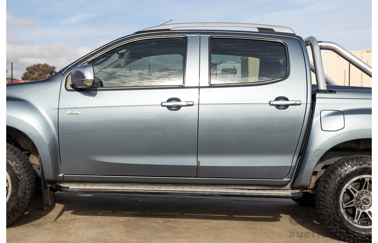 12/2012 Isuzu D-Max LS-M Hi-Ride (4x4) TF MY12 Crew Cab Utility Grey Turbo Diesel 3.0L