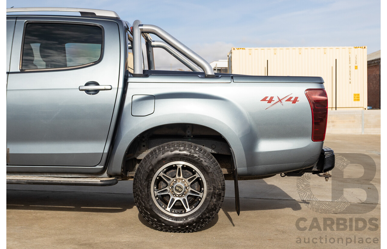 12/2012 Isuzu D-Max LS-M Hi-Ride (4x4) TF MY12 Crew Cab Utility Grey Turbo Diesel 3.0L