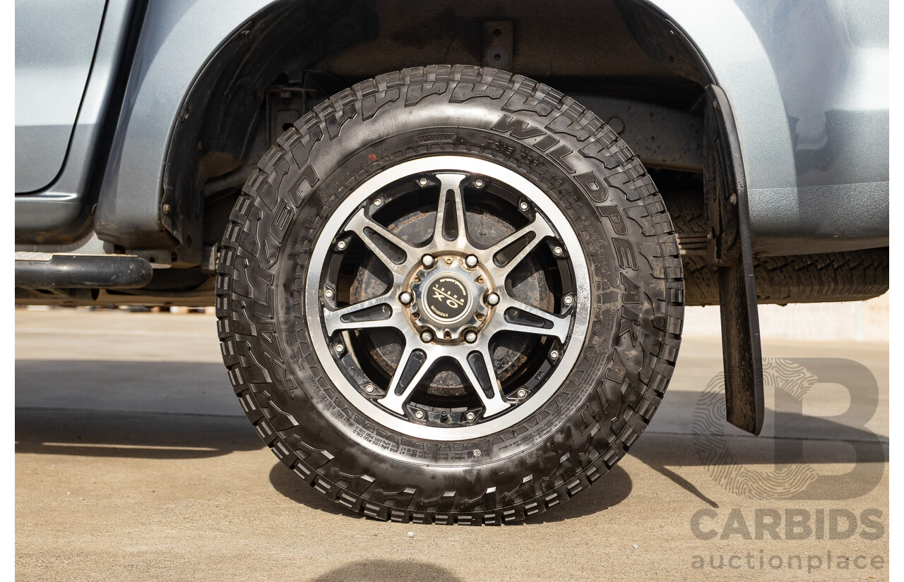 12/2012 Isuzu D-Max LS-M Hi-Ride (4x4) TF MY12 Crew Cab Utility Grey Turbo Diesel 3.0L