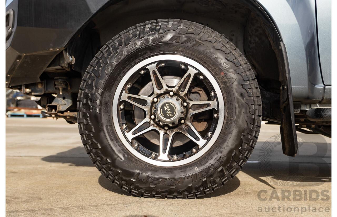 12/2012 Isuzu D-Max LS-M Hi-Ride (4x4) TF MY12 Crew Cab Utility Grey Turbo Diesel 3.0L